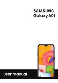 Samsung Galaxy A01 manual. Smartphone Instructions.